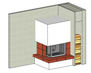 kafle wielkoformatowe, obudowa narożna